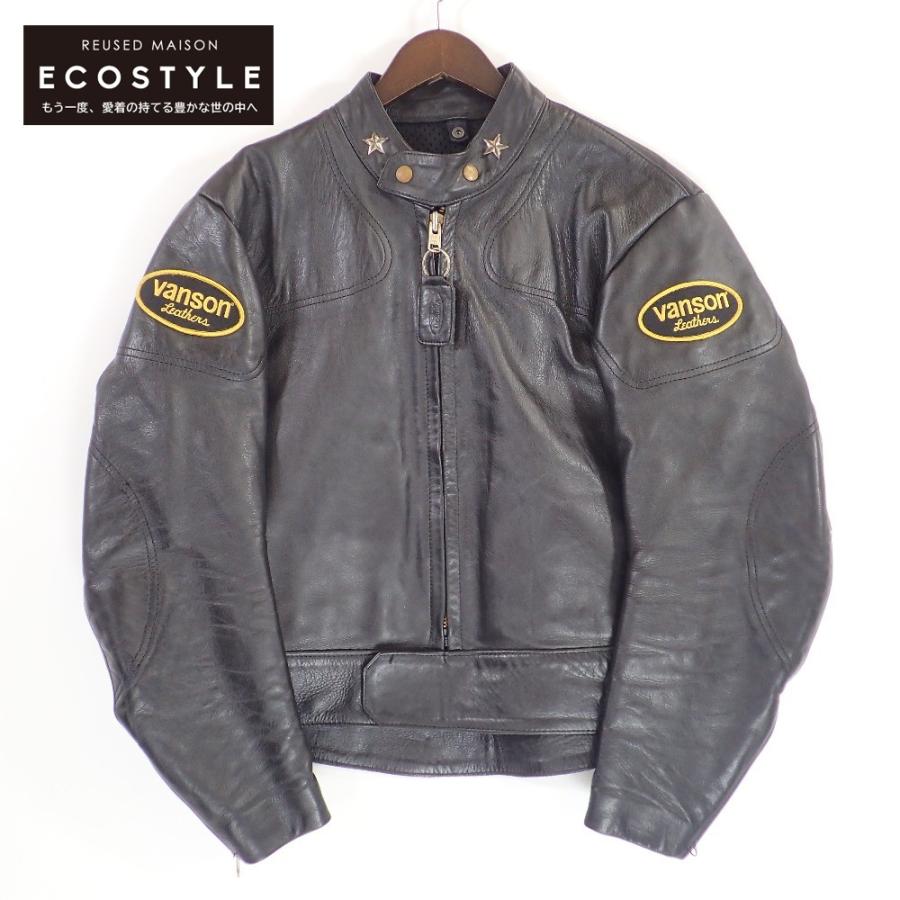 VANSON 美品/ バンソン MANXマンクス レザー シングルライダース VANSON 美品/ バンソン MANXマンクス レザー シングルライダース