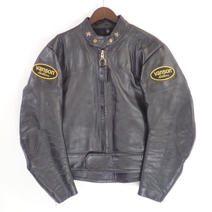 VANSON 美品/ バンソン MANXマンクス レザー シングルライダース VANSON 美品/ バンソン MANXマンクス レザー シングルライダース