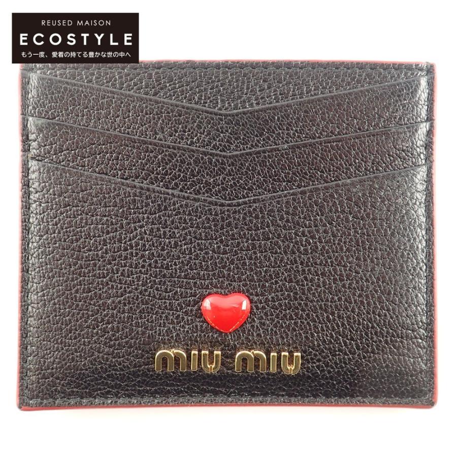miu MIUMIU ミュウミュウ 5MC002 2BC3 F0002 PORTACARTE DI CRED miu MIUMIU ミュウミュウ 5MC002 2BC3 F0002 PORTACARTE DI CRED