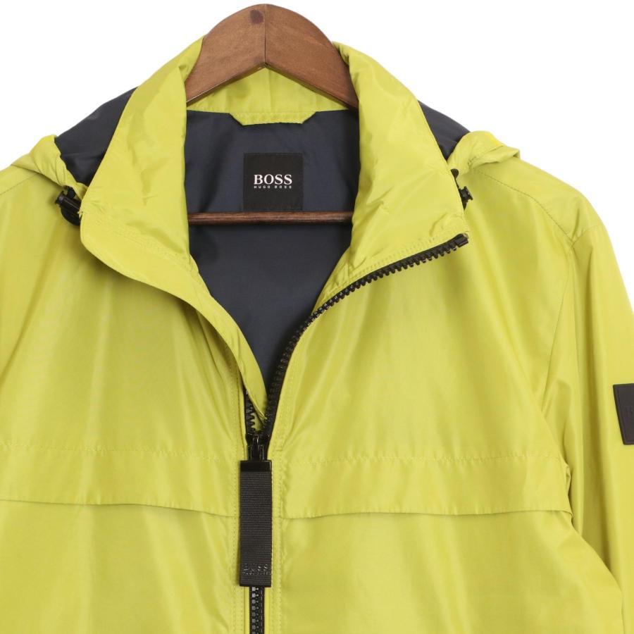 HUGO BOSS ヒューゴボス イエロー 10235765 ナイロン フーディ HUGO BOSS ヒューゴボス イエロー 10235765 ナイロン フーディ