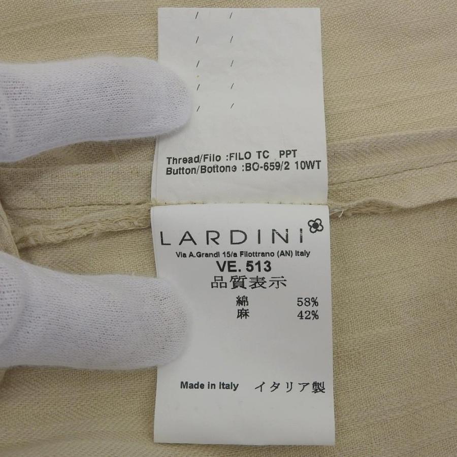 LARDINI（ラルディーニ） 美品 コットン リネン ジレ ベスト メンズ