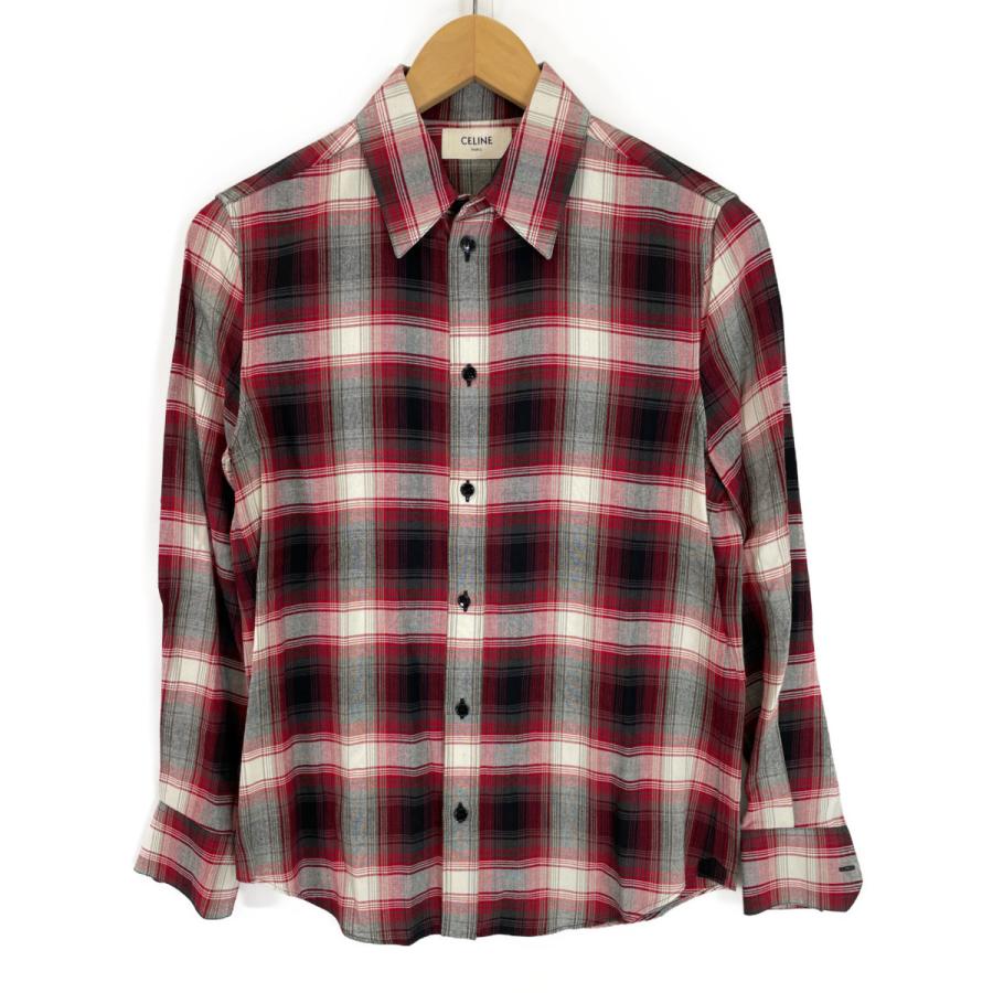 CELINE 美品/国内正規 セリーヌ 2C008863D オンブレチェック 長袖