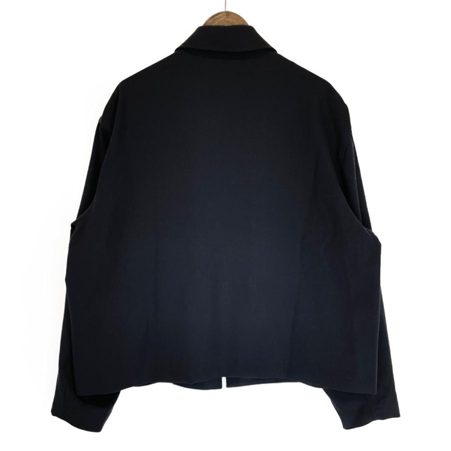 Y's ワイズ for MEN 23AW ブラック MJ-Y01-134 ウールギャバ Y's ワイズ for MEN 23AW ブラック MJ-Y01-134 ウールギャバ
