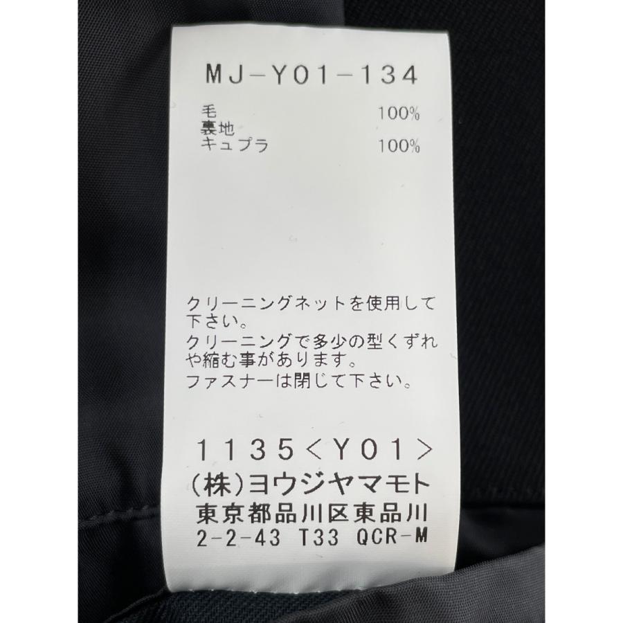 Y's ワイズ for MEN 23AW ブラック MJ-Y01-134 ウールギャバ Y's ワイズ for MEN 23AW ブラック MJ-Y01-134 ウールギャバ