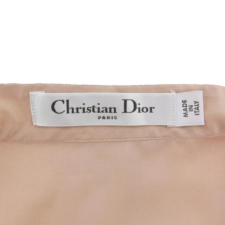 美品 Christian Dior クリスチャンディオール シルク ビー刺繍