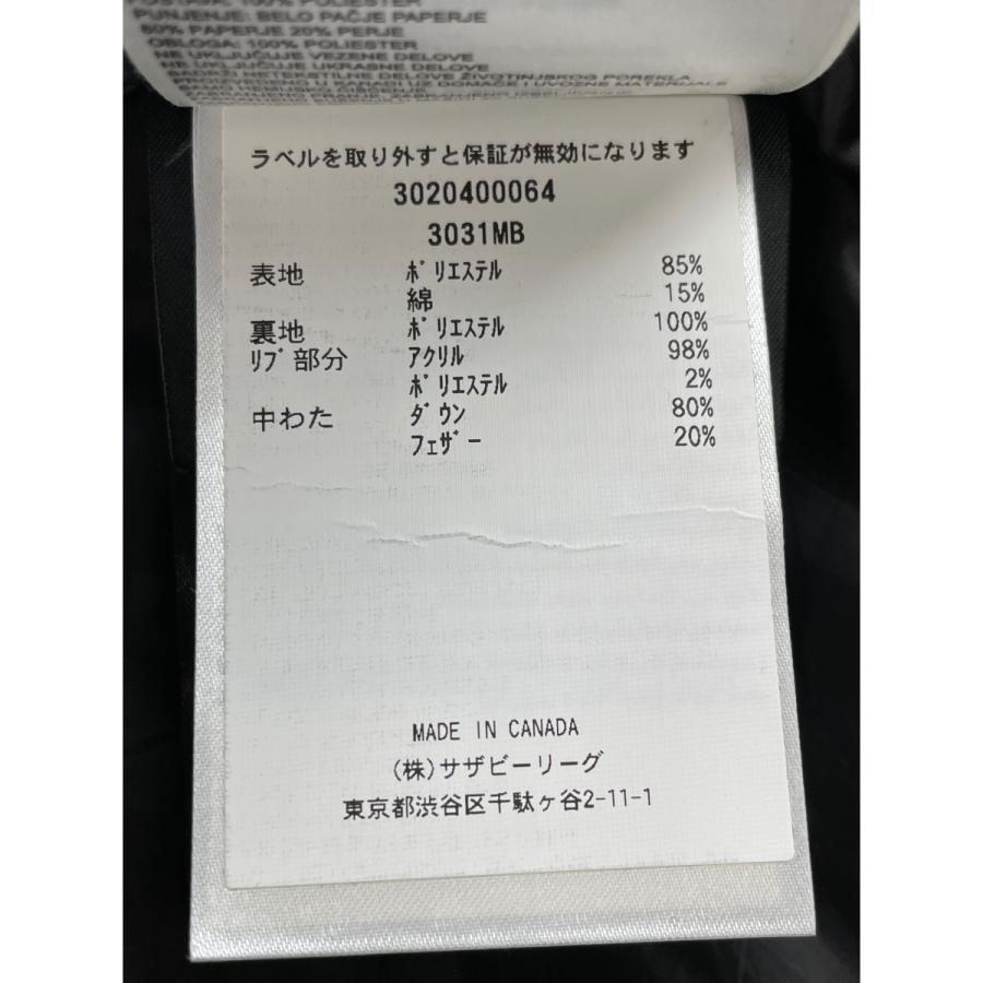 CANADA GOOSE（カナダグース） ブラック 3031MB ブラックディスク