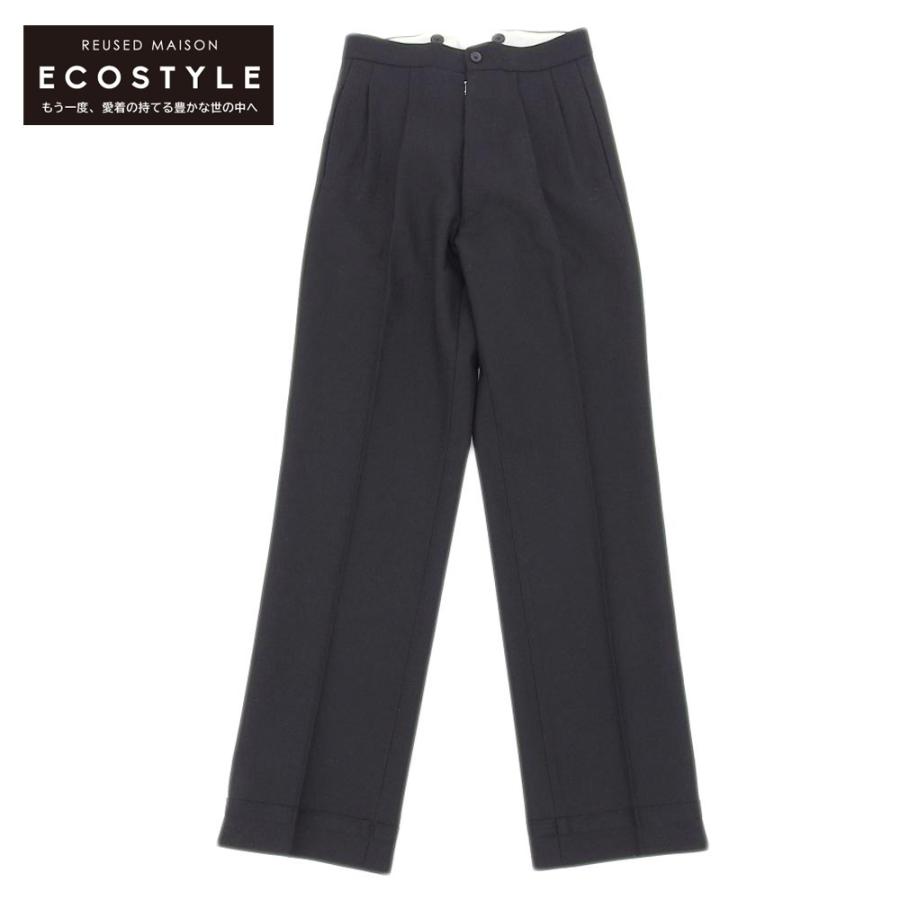 新品 Maison Margiela メゾン マルジェラ ウール スラックス 新品 Maison Margiela 1 10 メゾンマルジェラ 22AW ウールヘリンボーン