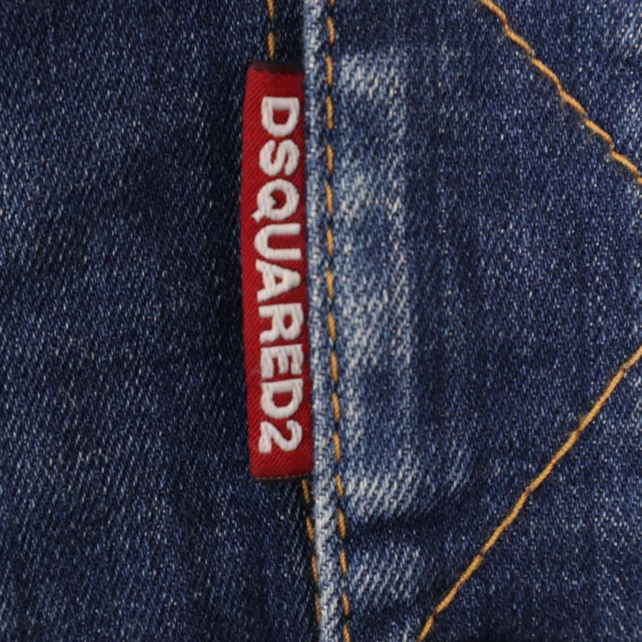 DSQUARED2 ディースクエアード 17年製 S74AM0699 ダメージ加工 デニム  