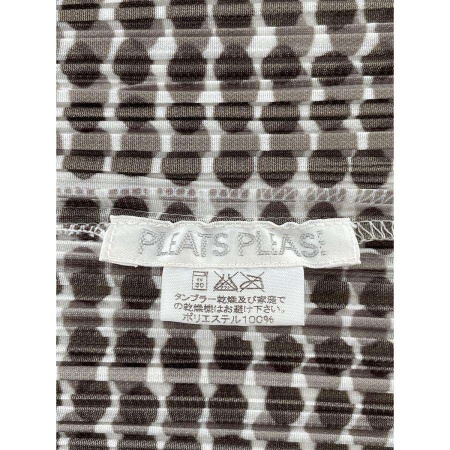 PLEATS PLEASE プリーツプリーズ ドット柄 半袖シャツ 3