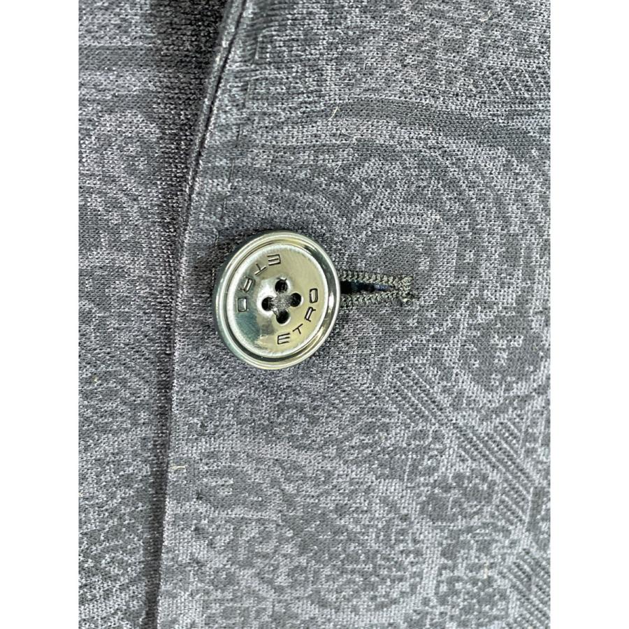 ETRO エトロ ネイビー 151-1J816-1188 ペイズリー柄 テーラード ETRO エトロ ネイビー 151-1J816-1188 ペイズリー柄 テーラード