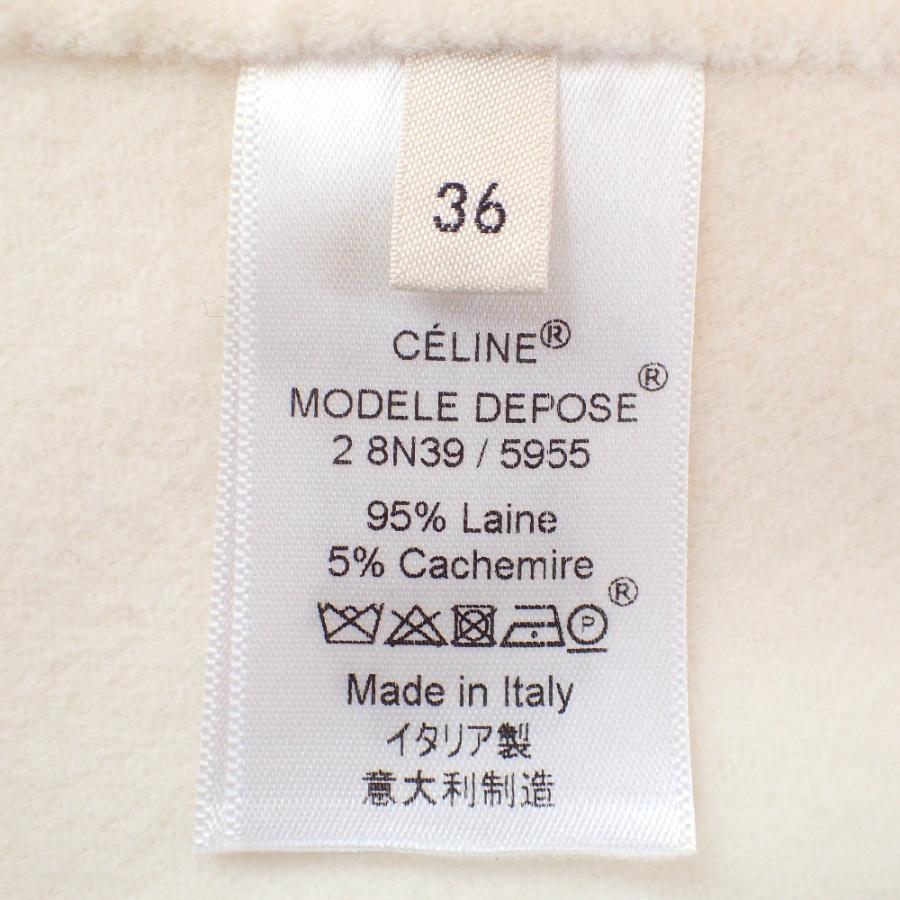 CELINE 国内正規/美品/ セリーヌ カシミヤ混ウール ポンチョ
