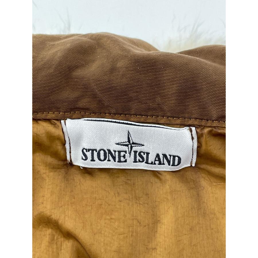 STONE ISLAND ストーンアイランド ブラウン FUR GARMENT DYED DOWN