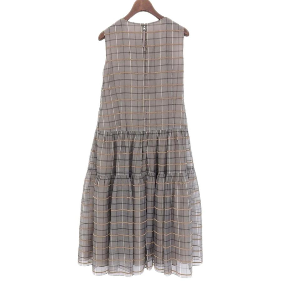 FOXEY（フォクシー） 美品 シルク ドレス フレイグラント ノースリーブ
