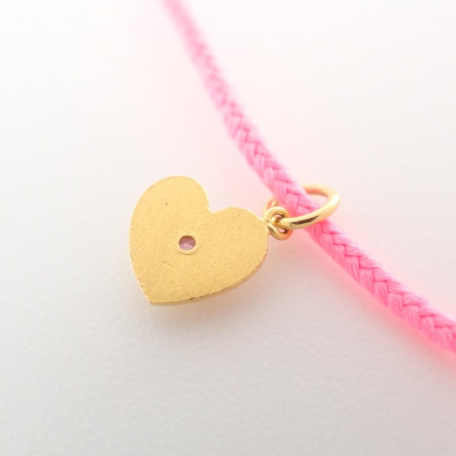 MHT マリーエレーヌドウタイヤックレッド ハート コード ブレスレット