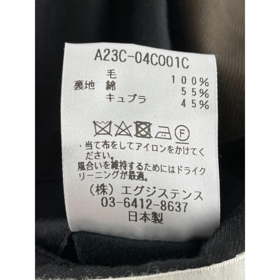 美品/  MARKAWAREマーカウエア A23C-04C001C 3/60オーガニックウールサバイバルクロス ビックマック コート 1 ブラウンカーキ メンズ｜wine-king｜06