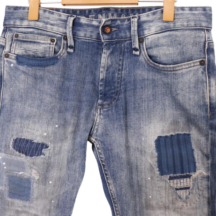 DENHAM デンハム 27180-3-11010 RAZOR Candiani リペア加工 デニム