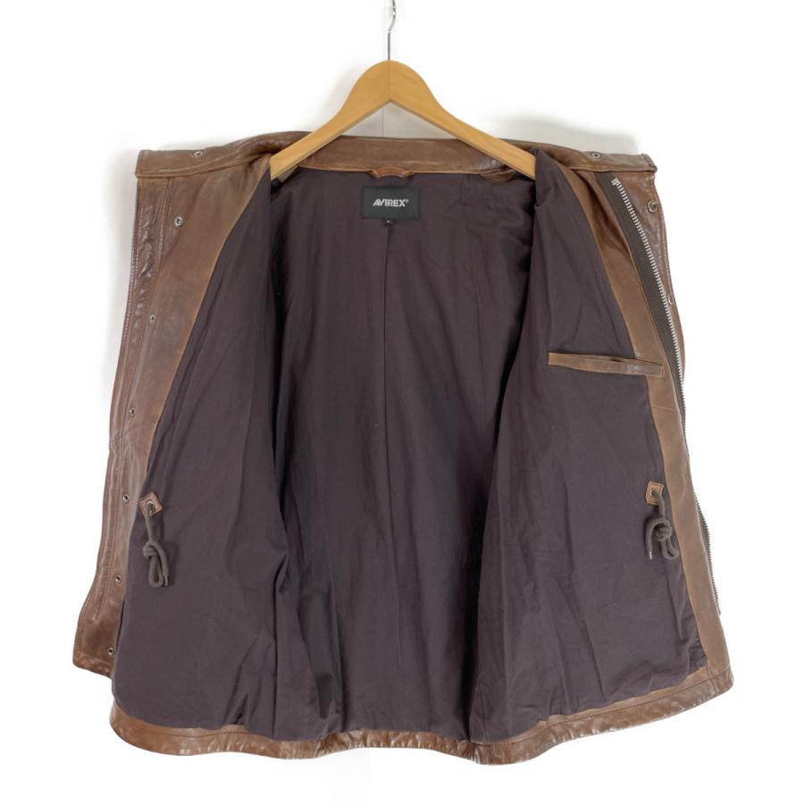 AVIREX（アヴィレックス） 美品/国内正規 6111048 AGED LEATHER TYPE M