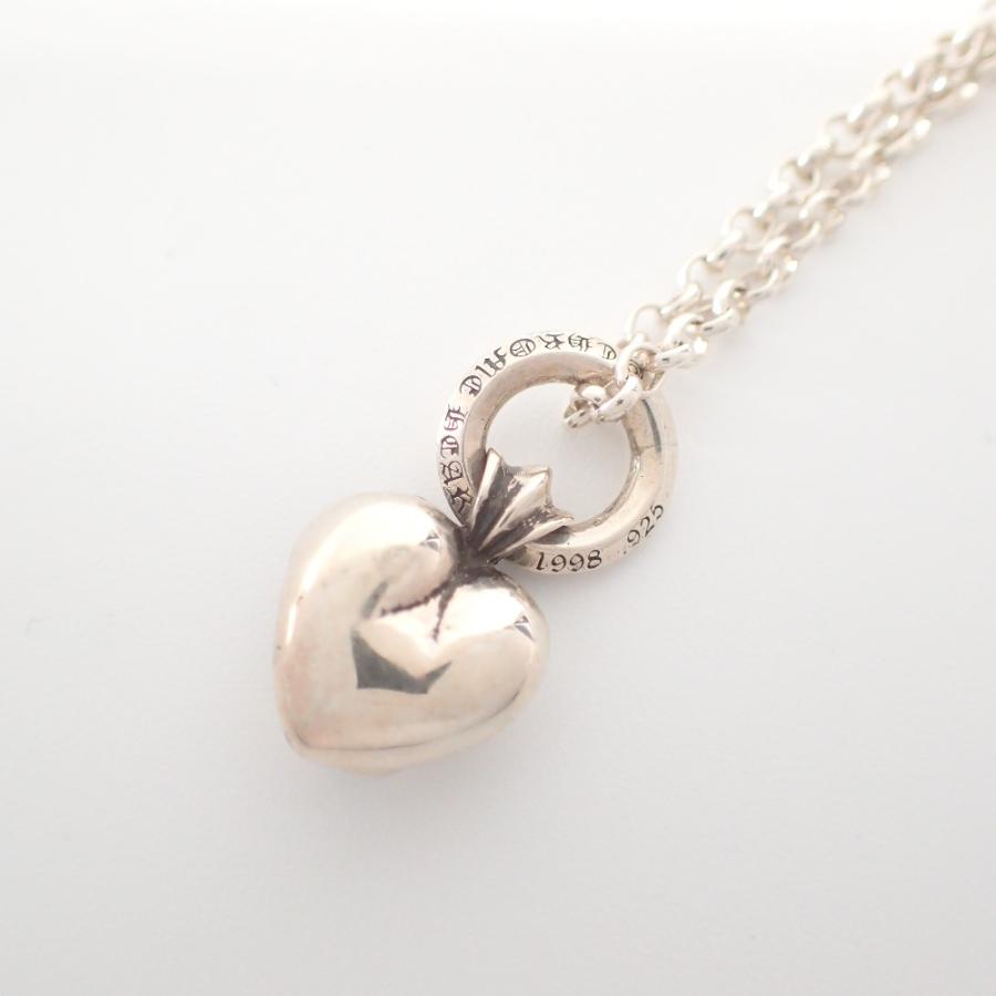 Chrome Hearts クロムハーツ 925 ハートチャーム ロールチェーン