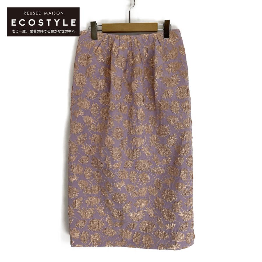 Drawer ドゥロワーフラワージャカードスカート38 