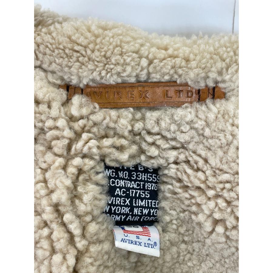 AVIREX（アヴィレックス） カーキ B-3 33H5595 シープスキン ムートン
