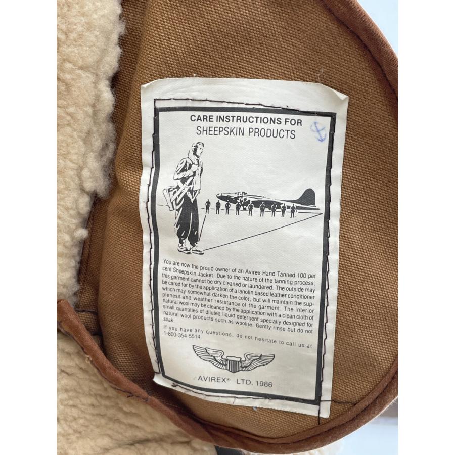 AVIREX（アヴィレックス） カーキ B-3 33H5595 シープスキン ムートン