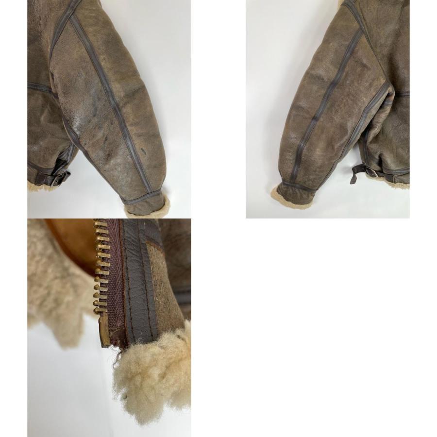 AVIREX（アヴィレックス） カーキ B-3 33H5595 シープスキン ムートン