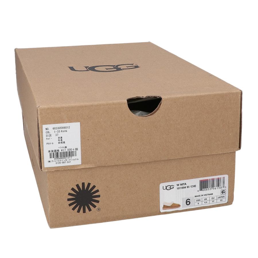 UGG（アグ） 美品 1011894 NITA ニタ ムートン スリッポン シューズ