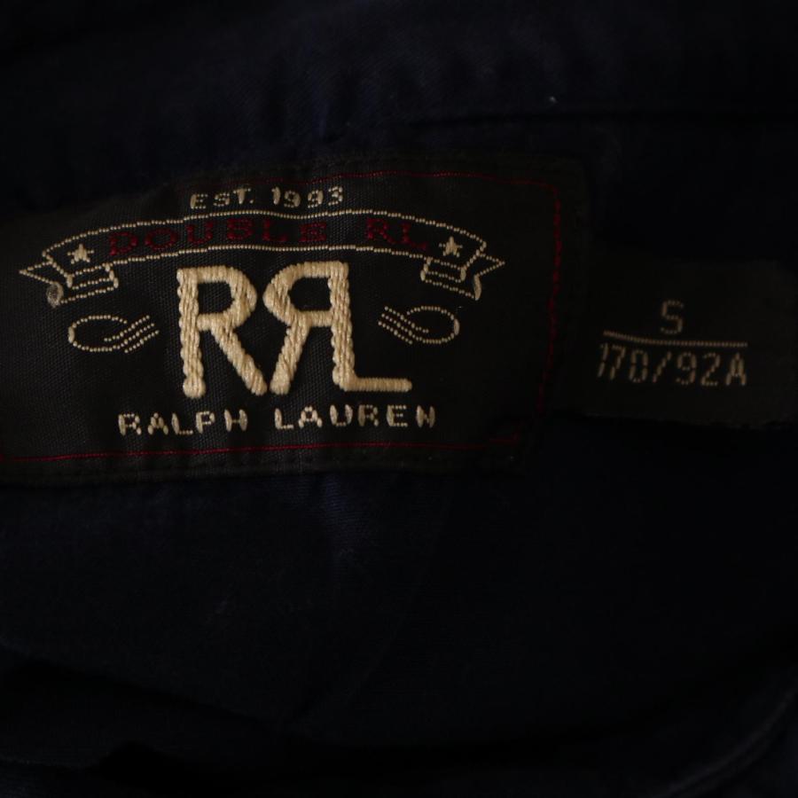 RRL ダブルアールエル ネイビー コンチョボタン ウエスタン シャツ S