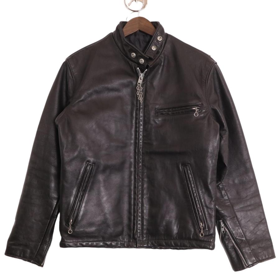 SCHOTT ショット ブラック 6410 ライダースジャケット40 Schott N.Y.C（ショット） SCHOTT ブラック 6410 シングル ライダース