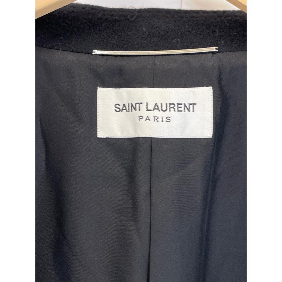 美品/国内正規/23AW SAINT LAURENT PARIS サンローランパリ 763953Y5H632322 ウール オーバーサイズ チェスター コート T1  メンズ｜wine-king｜06