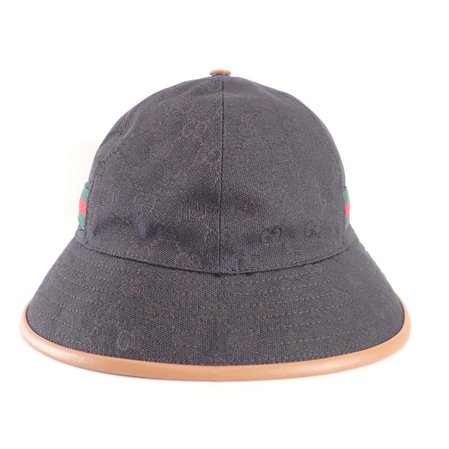 GUCCI（グッチ） 新品同様/ 722377 4HAT8 GGキャンバスxレザー ウェブ
