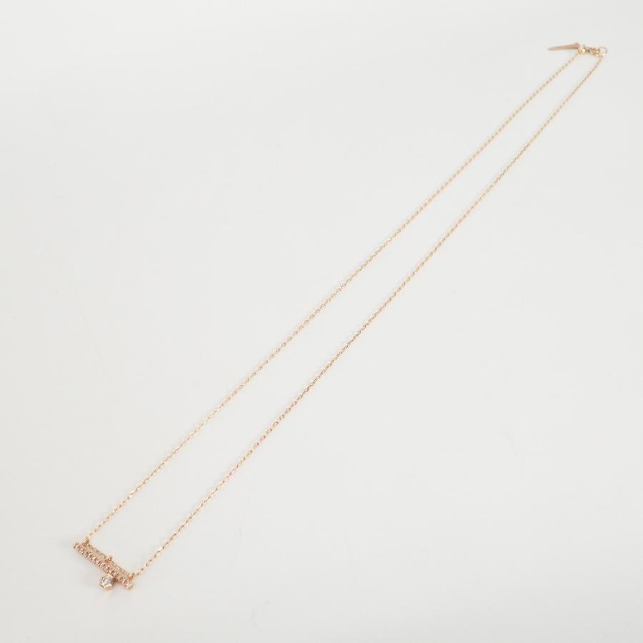 Hirotaka ヒロタカ K10 D0.11ct Gold Long Bar Diamond ロング Hirotaka ヒロタカ K10 D0.11ct Gold Long Bar Diamond ロング