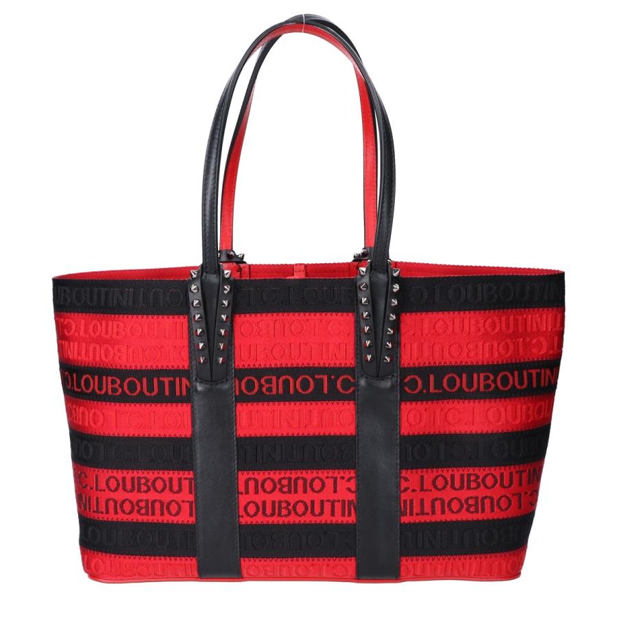 【美品】正規品ルブタン　スパイク　スモール　トートバッグ レディース　メンズ Christian Louboutin（クリスチャンルブタン） ロゴエンボス スパイク