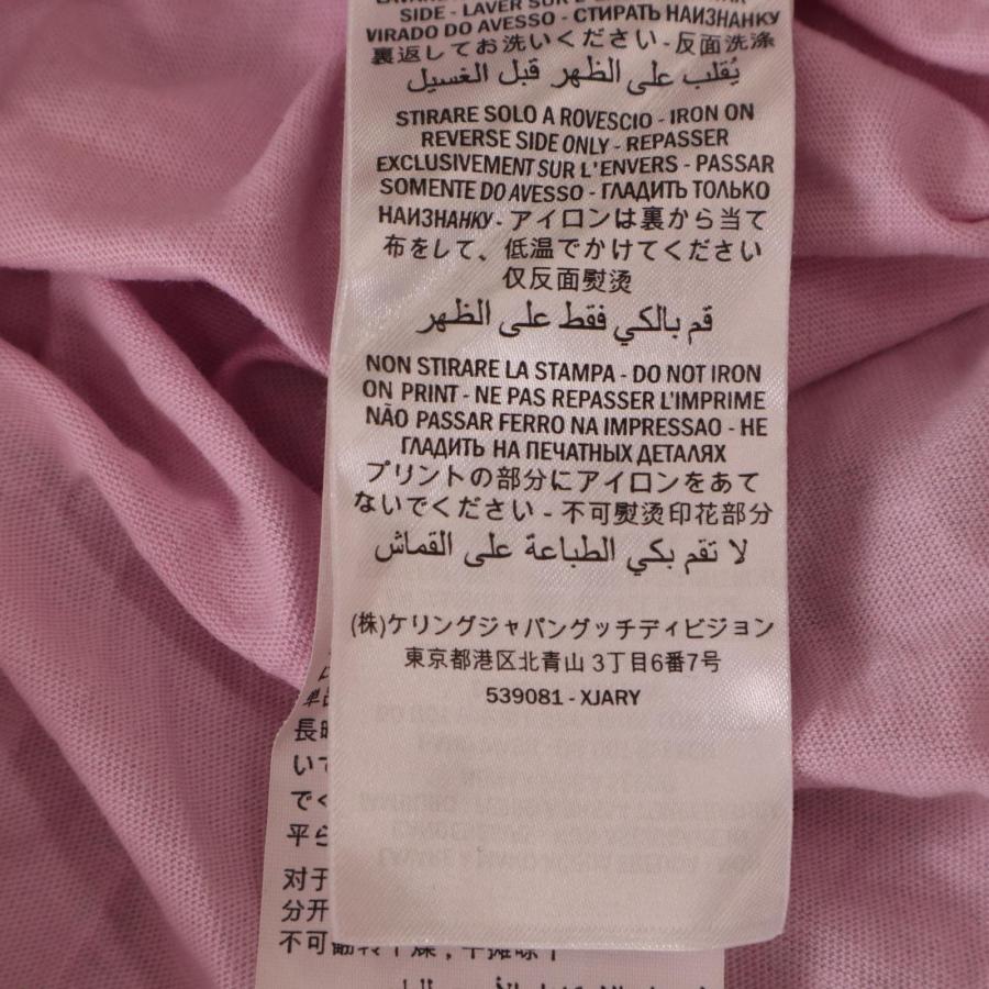 GUCCI（グッチ） ピンク 539081 バックスカルプリント Tシャツ ピンク