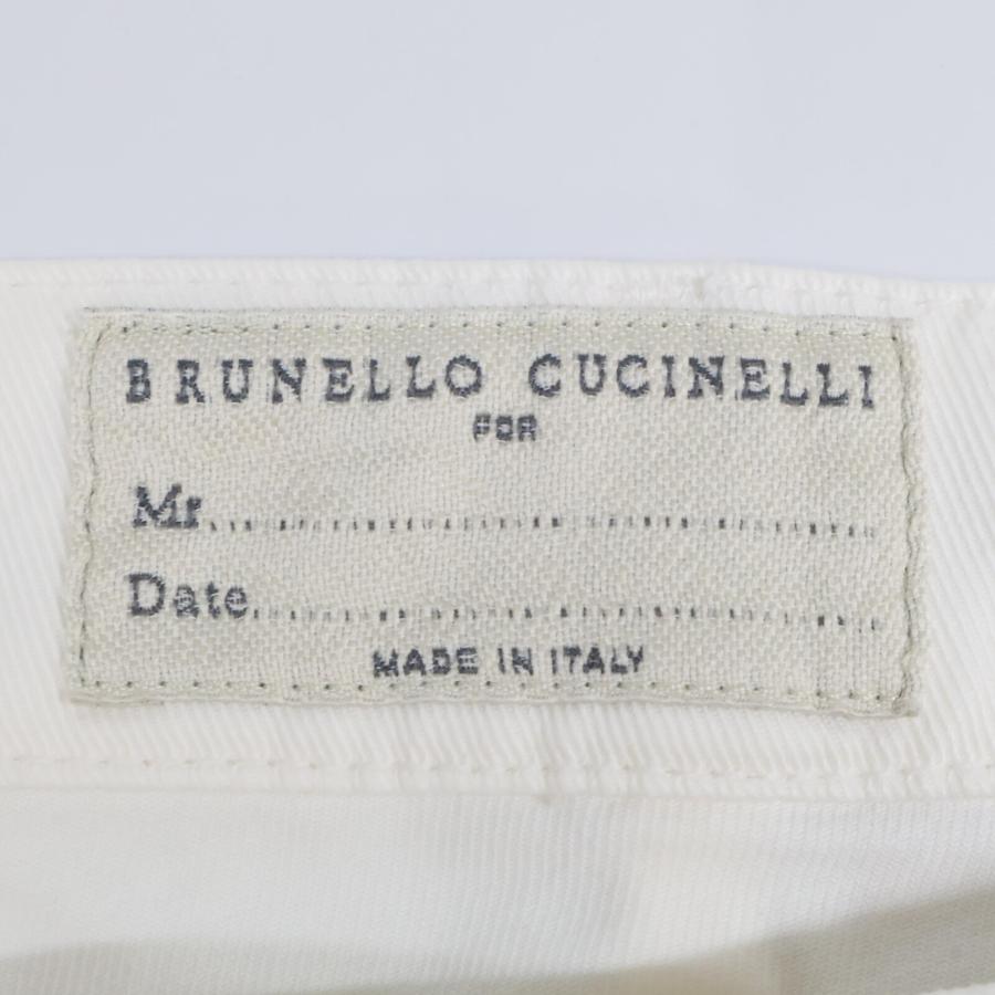 Brunello Cucinelli ブルネロクチネリ ホワイト コットン 1P刺繍