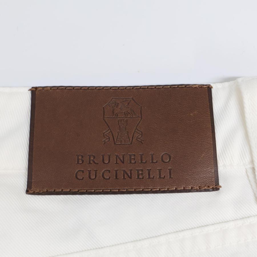 Brunello Cucinelli ブルネロクチネリ ホワイト コットン 1P刺繍