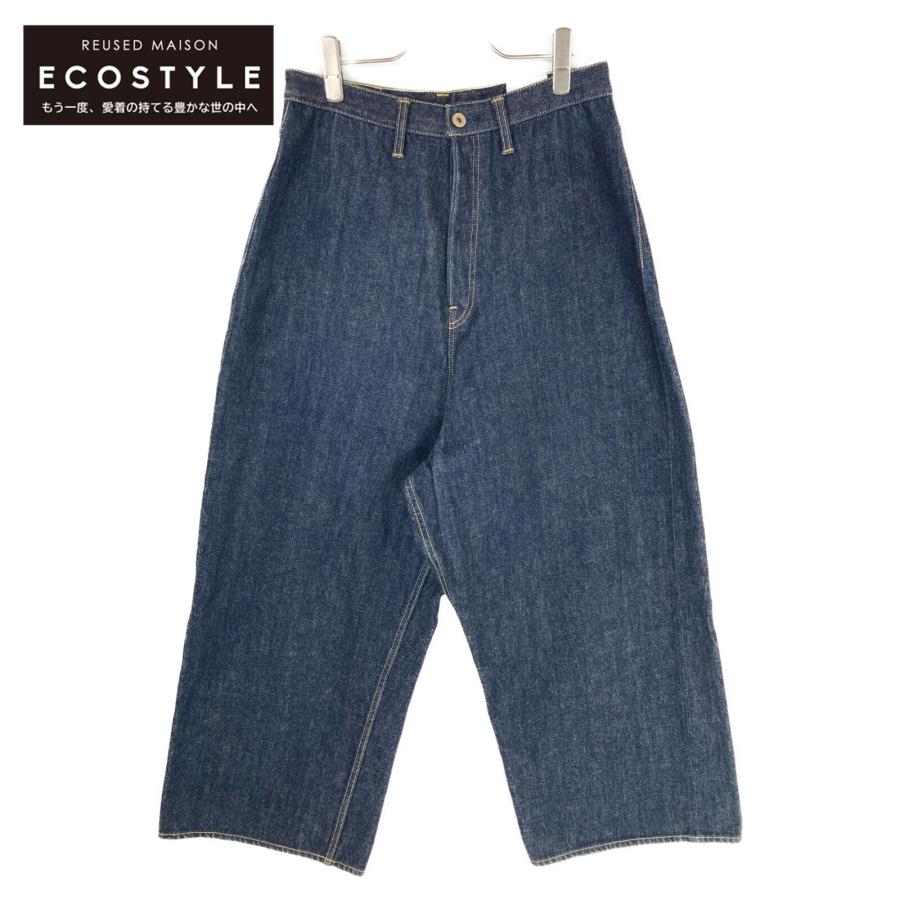 DAN ダン ブルー 0 POCKET DENIM WIDE NONWASH パンツ 