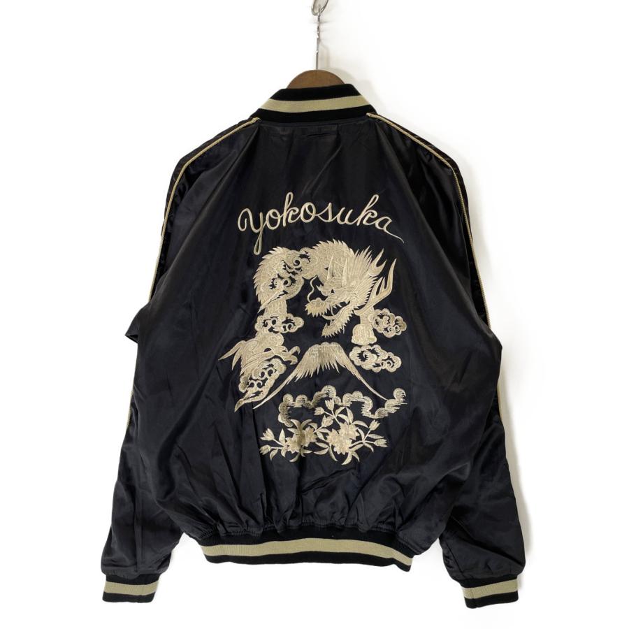 MIKASA ミカサ パイピングモデル 花龍 オリジナルスカジャン ブラック