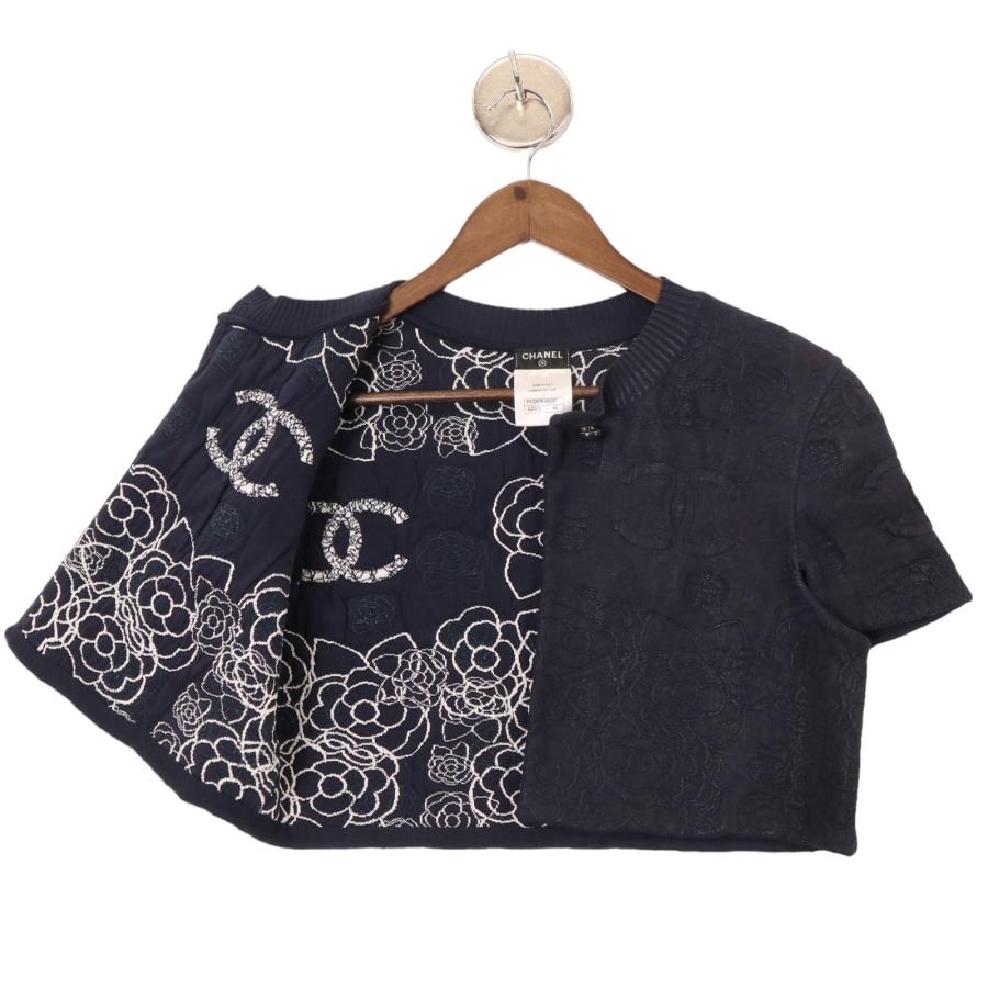 CHANEL黒ボレロ新品 org.jpg