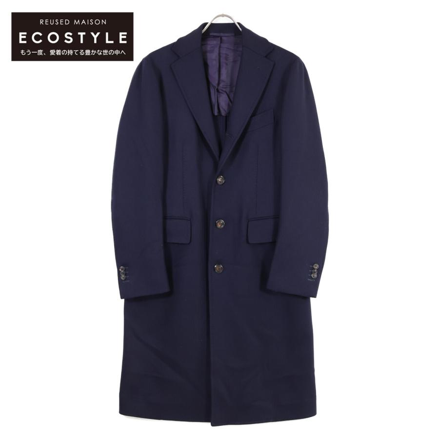 美品stile Latinoスティレラティーノ チェスターコート48 ウール