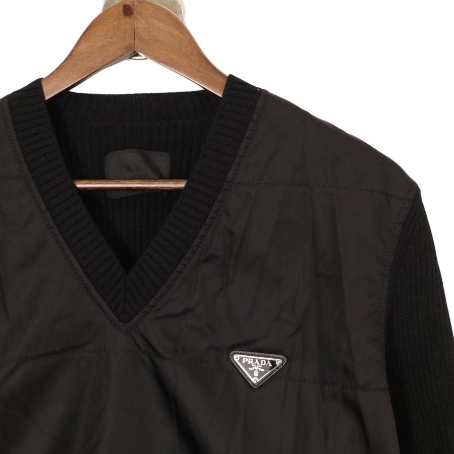 PRADA（プラダ） UMA933 トライアングルプレート ナイロン切り替え