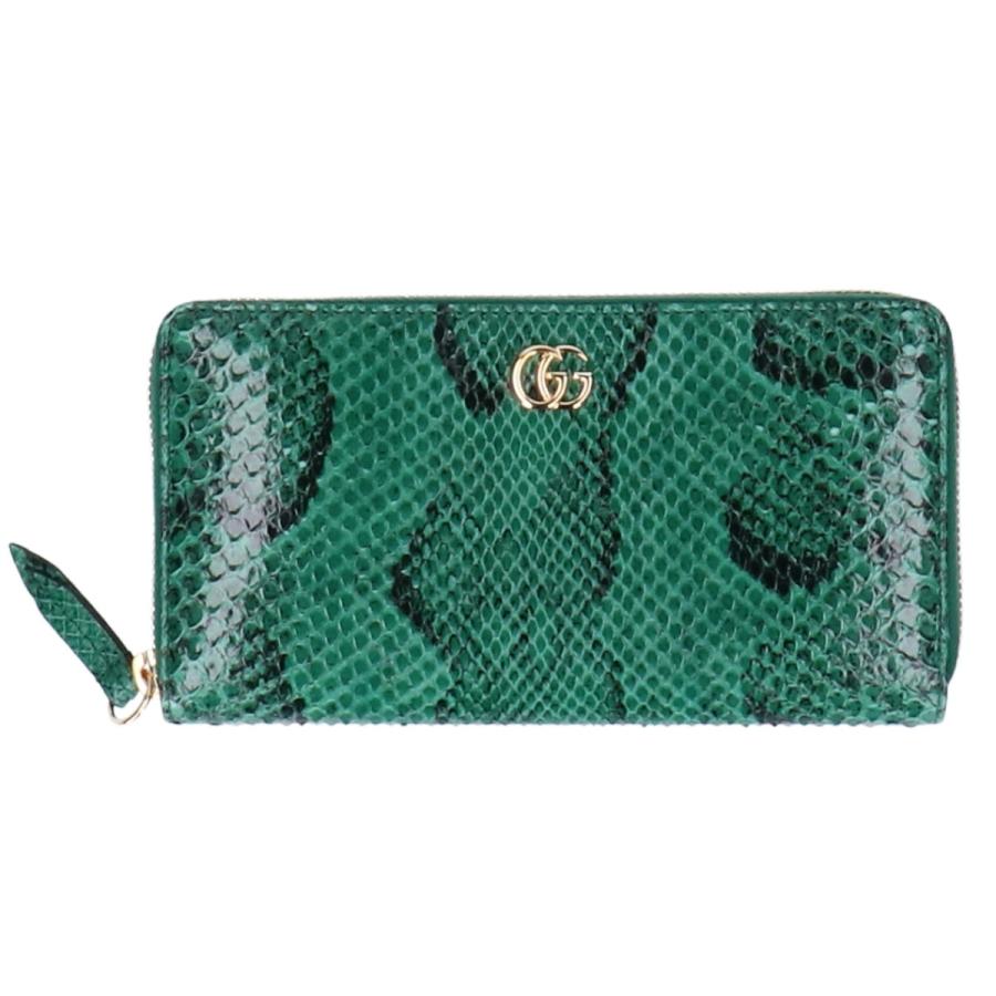 GUCCI（グッチ） 新品同様 456117 LU3XG 3120 パイソン ダブルG ジップ 