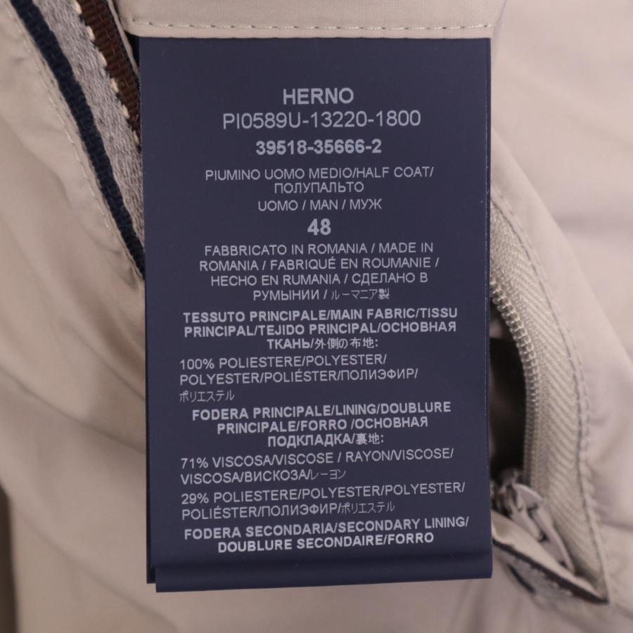 HERNO（ヘルノ） グレー PI0589U-13220-1800 POLAR-TECH ファー付き
