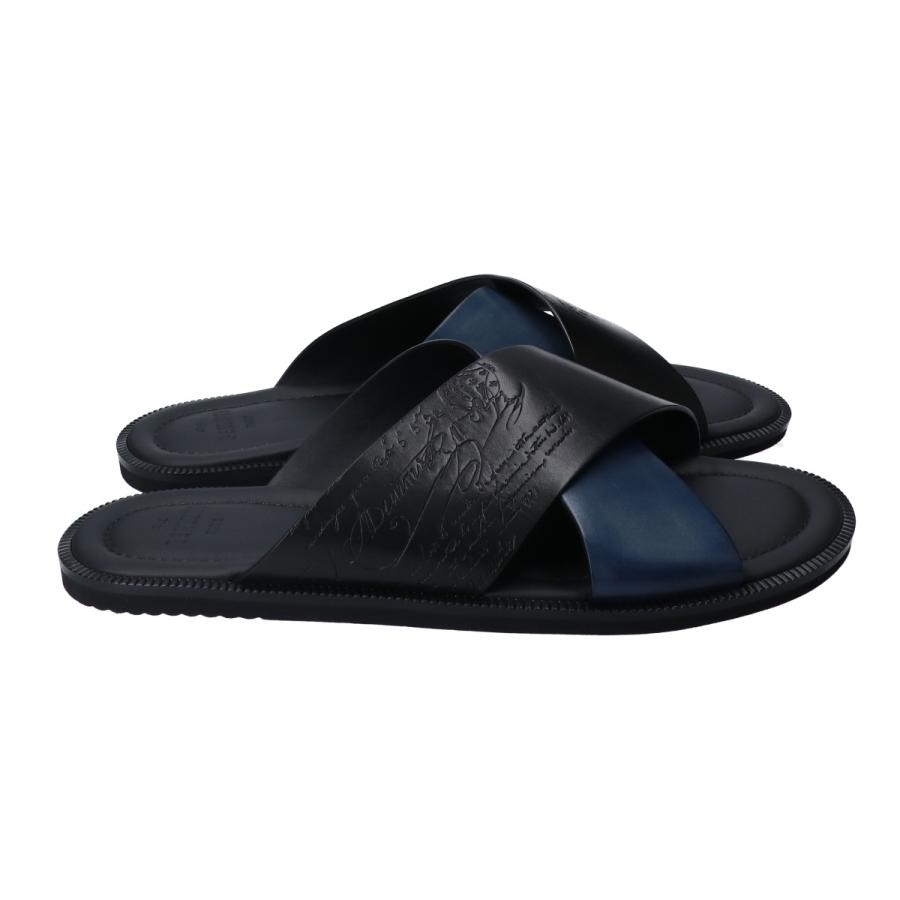 BERLUTI シューズ 新品同様/ Berluti ベルルッティ S5438 シフノス スクリット レザー