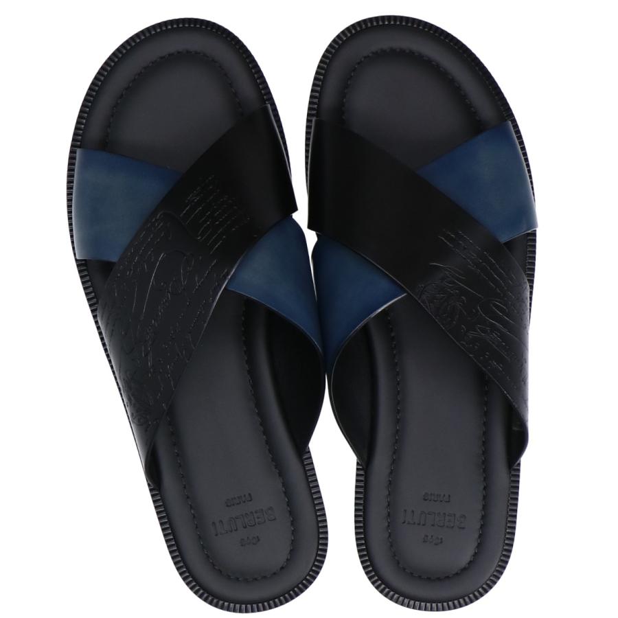 BERLUTI シューズ 新品同様/ Berluti ベルルッティ S5438 シフノス スクリット レザー