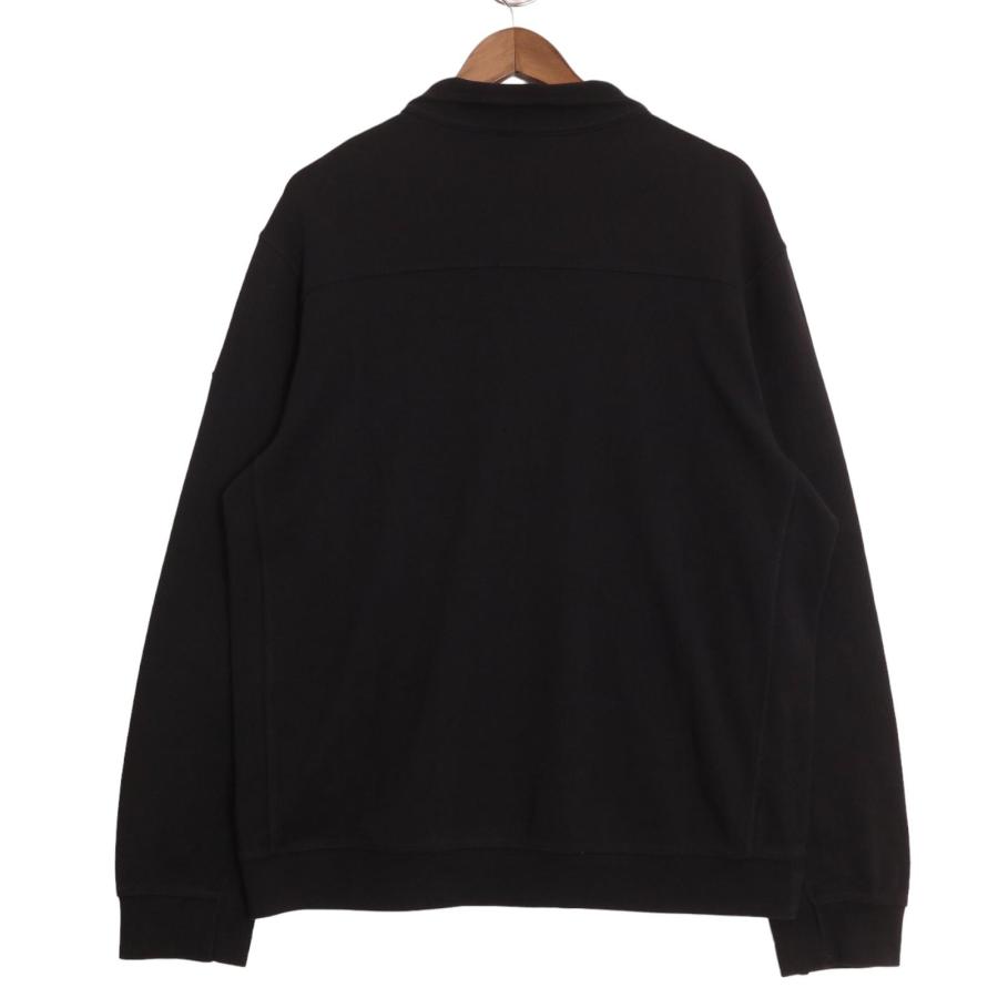 22年 MONCLER モンクレール マグリア ハーフジップ スウェット XL MONCLER（モンクレール） 22年製 ブラック MAGLIA MANICA LUNGA ハーフ