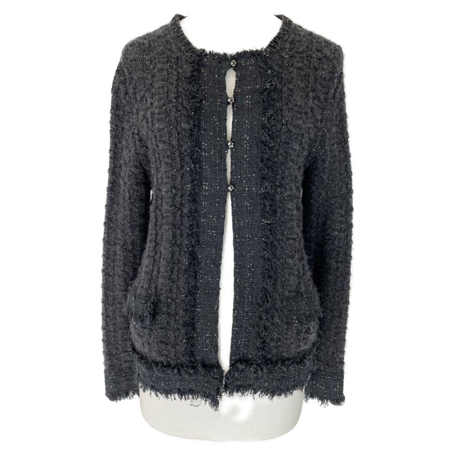 CHANEL シャネル 国内正規 05A P26249W03584 カシミヤ混ラメニット  