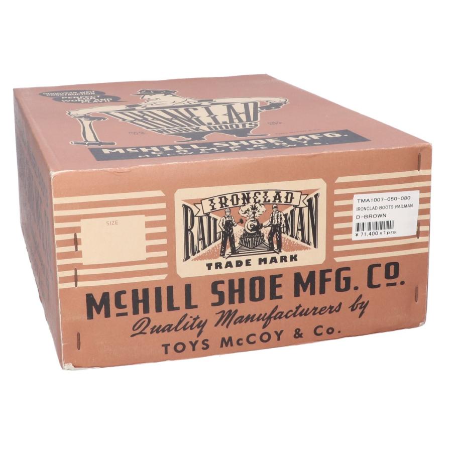 美品 TOYS MCCOY トイズマッコイ TMA1007 IRONCLAD BOOTS RAILMAN 