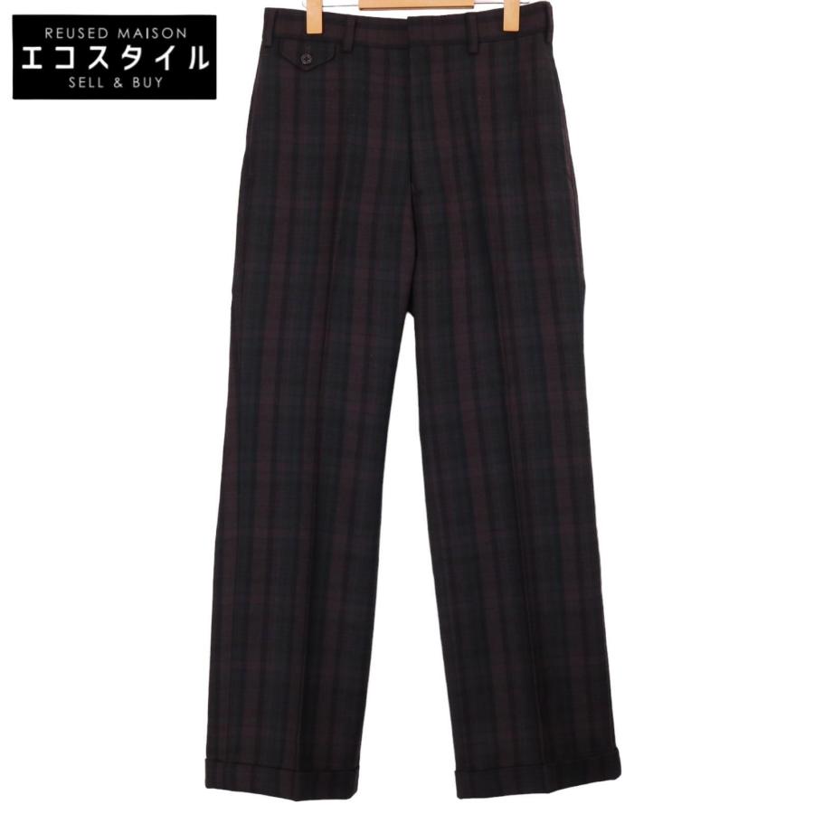 80s 90s ジェイプレス タータンチェック柄 コットン スラックス パンツ 80s 90s ジェイプレス タータンチェック柄 コットン スラックス