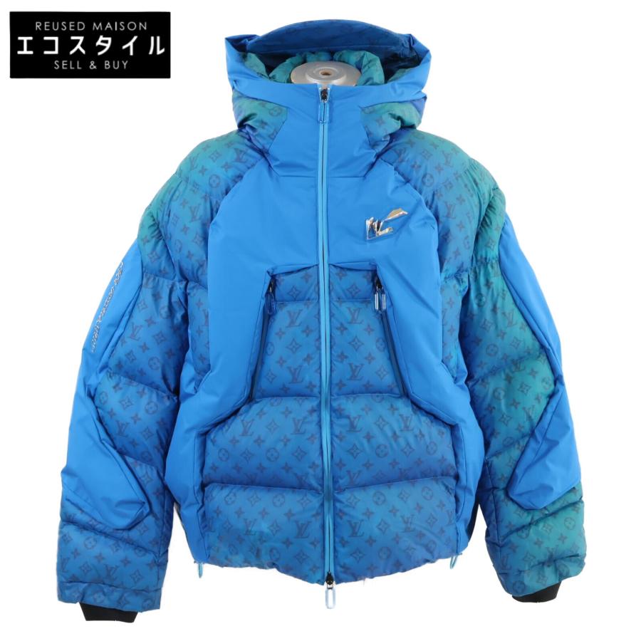 ルイヴィトン　ダウン　ジャケット　青　ブルー　キルティング　モノグラム 中古・古着通販】LOUIS VUITTON (ルイ ヴィトン) ヒートリアクティブ